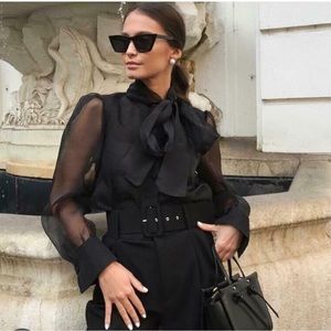 Viral Zara bow blouse